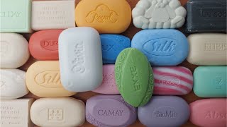 ASMR SOAP HAUL Opening sound mini tappingASMR SATISFYING VID [upl. by Eednar]