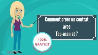 Créer un contrat gratuitement avec topassmat [upl. by Dray]