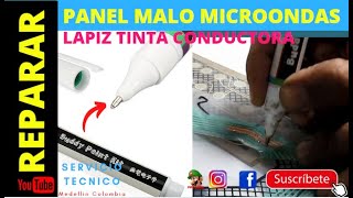 Tinta O Lápiz Conductivo Para la Reparación De Panel De Microondas lapicero de tinta conductora [upl. by Kenimod]