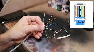 How to Terminate Cat5 Ethernet Cable Easy [upl. by Slavic]