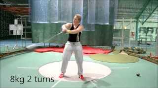 Hammer throw 12122013 Simon Solvin [upl. by Yreffeg823]