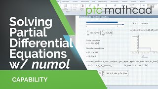 Solving Partial Differential Equations in Mathcad Prime with numol [upl. by Husein]