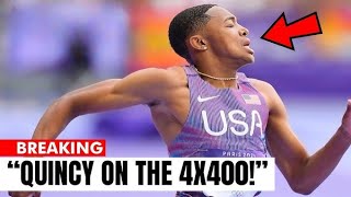 Paris 2024 16yearold Quincy Wilson says he wasn’t 100 myself in Olympic debut [upl. by Trillby663]