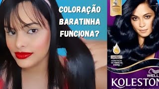 Resenha COLORAÇÃO DA KOLESTON Preto Azulado [upl. by Fonda]