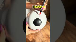 Mira como puedes hacer un ojo con globos 🤗 tips tipshogar ideas ideascreativas losabias [upl. by Claud]