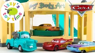 Cars  Disney Pixar Cars Ramones Color Changer Playset  Fun Toy Cars [upl. by Etnuahc]