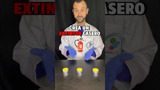 🧯CREA un EXTINTOR de fuego CASERO 🤯 en menos de 1 MIN short quimica [upl. by Ahsillek]