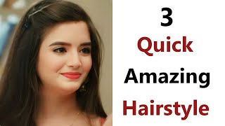 3 Quick and Amazing Hairstyle  Easy hairstyle for girls  simple hairstyle  hairstyles [upl. by Roslyn]