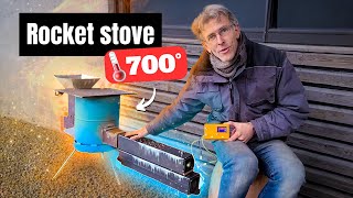 Comment chauffer sa maison grâce à un rocket stove innovant [upl. by Weiler384]