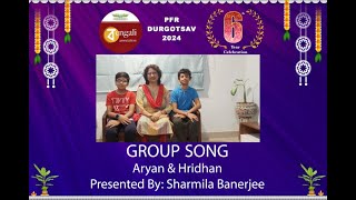 Amra Sobai Raja Group Song at Prestige Ferns Residency Durga Puja 2024 by PFR Bengali Association [upl. by Rosdniw]