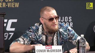 UFC 196 PreFight Press Conference Conor McGregor steals the show [upl. by Previdi]