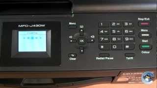 Brother MFCJ430W How to do Printhead Cleaning Cycles and Improve Print Quality [upl. by Xylon]