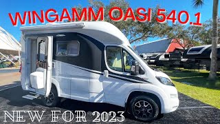 17’ Micro Class B RV WalkThrough  2023 Wingamm Oasi 5401 Luxury Promaster Camper Van [upl. by Irdua]