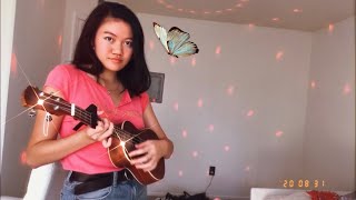 you broke me first  tate mcrae ukulele cover  chords  hannah cheng music [upl. by Danczyk]