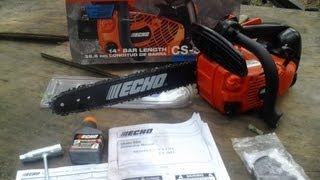 Unboxing My Echo CS330T Top Handle Climbing Chainsaw [upl. by Aniras]