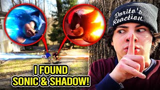 I FOUND SONIC amp SHADOW IN REAL LIFE SONIC THE HEDGEHOG 3 [upl. by Ecinaj]