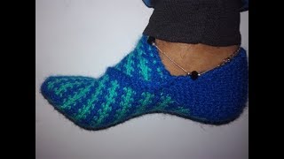 Easy Stylish socks to knit in Hindi★Latest [upl. by Thursby570]