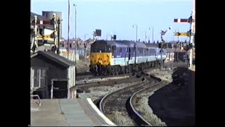 British Rail Regional Railways 1995Blackpool North Liverpool Lime St amp Preston Class 31 amp DMUs [upl. by Simsar]