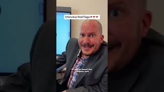 What are your biggest red flags in an interview 👀 corporatehumor interview [upl. by Arreyt]