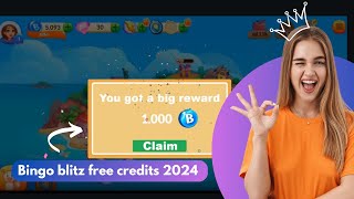 How to get bingo blitz free credits  bingo blitz credits [upl. by Peugia]