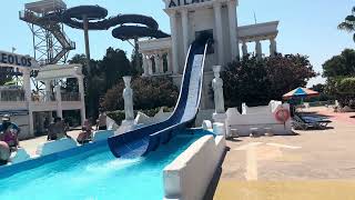 Drop to Alantis water ride at Waterworld Ayia Napa Cyprus [upl. by Wyon]