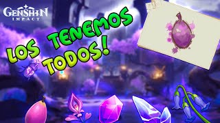 🟣​ Ubicación Objetos VIOLETAS Nuevo Evento Dia 05 ⚡💧GENSHIN IMPACT 42 🔥❄ [upl. by Bolger942]