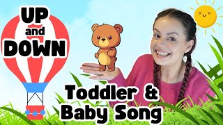 Up and Down Toddler Learning Song Educational Toddler amp Baby Song with Miss Katie  Songs For Kids [upl. by Naoma]