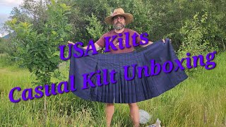 USAKiltsOfficial Casual Kilt Unboxing [upl. by Adnanref]