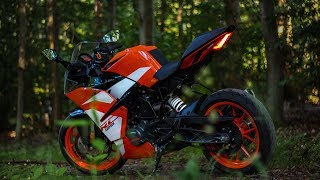 2018 KTM RC 125 Probefahrt [upl. by Ilanos]