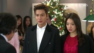 이민호 박신혜 손잡고 파티 참석 상속자들 19회 [upl. by Ahselak]