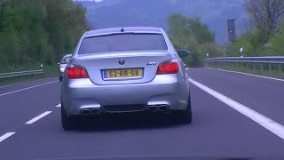 BMW M5 Eisenmann exhaust sound  downshift [upl. by Ellynn935]