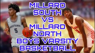 Varsity Boys Basketball Millard North vs Millard South [upl. by Undine122]