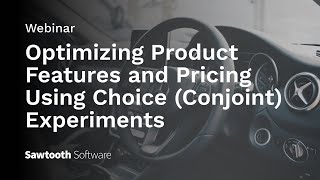 Optimizing Product Features and Pricing Using Choice Conjoint Experiments [upl. by Nnalorac]