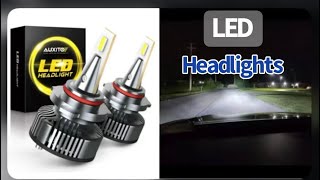 AUXITO LED Headlight Bulb  Ford CMax  Headlight Low Beam Installation  Review [upl. by Aceissej]