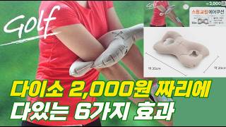 다이소 골프 스윙교정기 효과 어떤지 직접 사용해보니 나이스아이 golf 다이소 최종환퍼팅아카데미 코어펏 [upl. by Ettesyl]