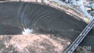 Japan Tsunami a Giant Wave crash the city [upl. by Nywroc]