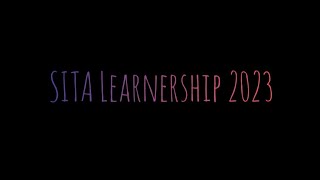 SITA LEARNERSHIP  SOUTH AFRICA [upl. by Beverlee328]