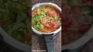 shorts  green sorrel leaves dal  healthy recipe ytshorts [upl. by Ilka]