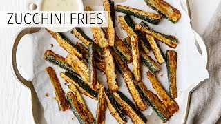 ZUCCHINI FRIES  glutenfree lowcarb keto [upl. by Gaskill542]