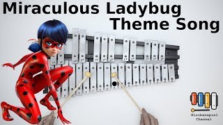 MIRACULOUS LADYBUG  Theme Song💗🎺on the Glockenspiel BELLs 🎧 [upl. by Hcirteid]