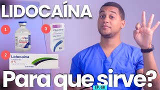 LIDOCAINA PARA QUE SIRVE  3 COSAS  MEDICAMENTOS [upl. by Innis]