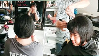 POTONG RAMBUT BOB PENDEK [upl. by Anhpad]