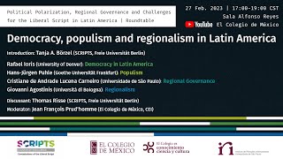 Democracy populism and regionalism in Latin America [upl. by Mulry]