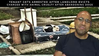 Tenant Gets Arrested For Animal Cruelty After Abandoning Dogs During Eviction [upl. by Ineslta]