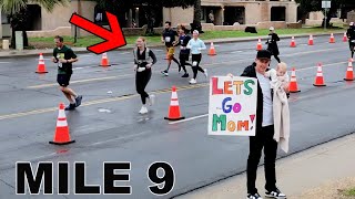 Surprising Mom While She Runs a Half Marathon DELLA VLOGS [upl. by Ardnoel862]