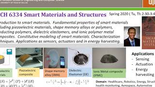 Smart Materials and Structures Course [upl. by Nickles]