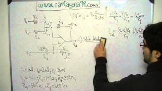 Ejercicio 8 ejemplo amplificadores operacionales [upl. by Apoor]