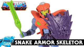 SNAKE ARMOR SKELETOR MOTU Origins Action Figure Review  Masters of the Universe Origins [upl. by Yelich120]