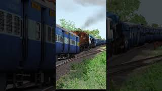 Two Train Accident on Same Track trainaccident shorts [upl. by Aititil650]