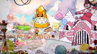 CUPHEAD Coop Boss Fight 6  Baroness Von Bon Bon NO DAMAGE [upl. by Cristin925]